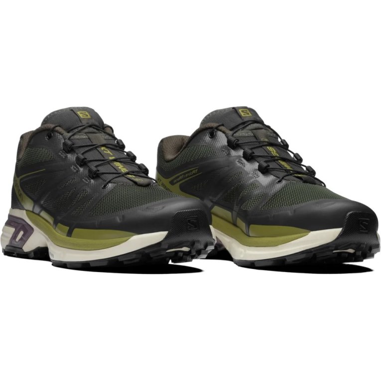 Black / Olive Salomon Xt-wings 2 Men's Sneakers | PH 85036Y